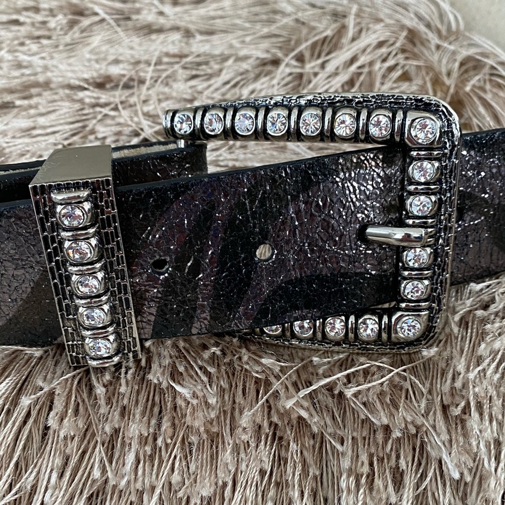 Zebra Rhinestone Belt (S) - Picture 5 of 7